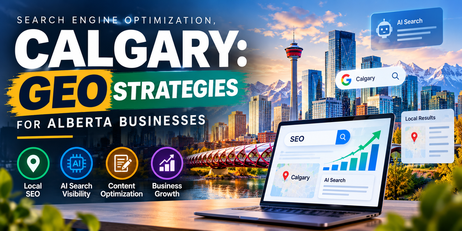 Search Engine Optimization, Calgary: GEO Strategies for Alberta Businesses