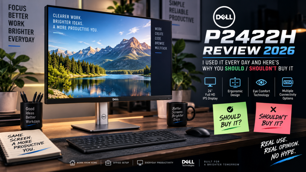 Dell P2422H Review 2026: I Used It Every Day And Here’s Why You Should / Shouldn’t Buy It