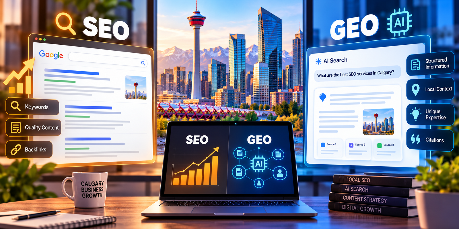 SEO vs GEO Calgary Digital Growth