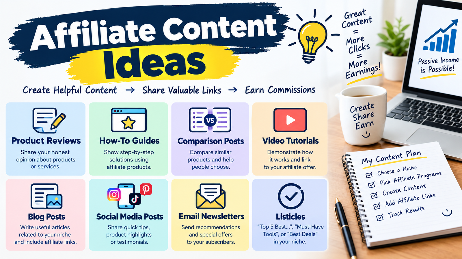 Create Affiliate Content Ideas