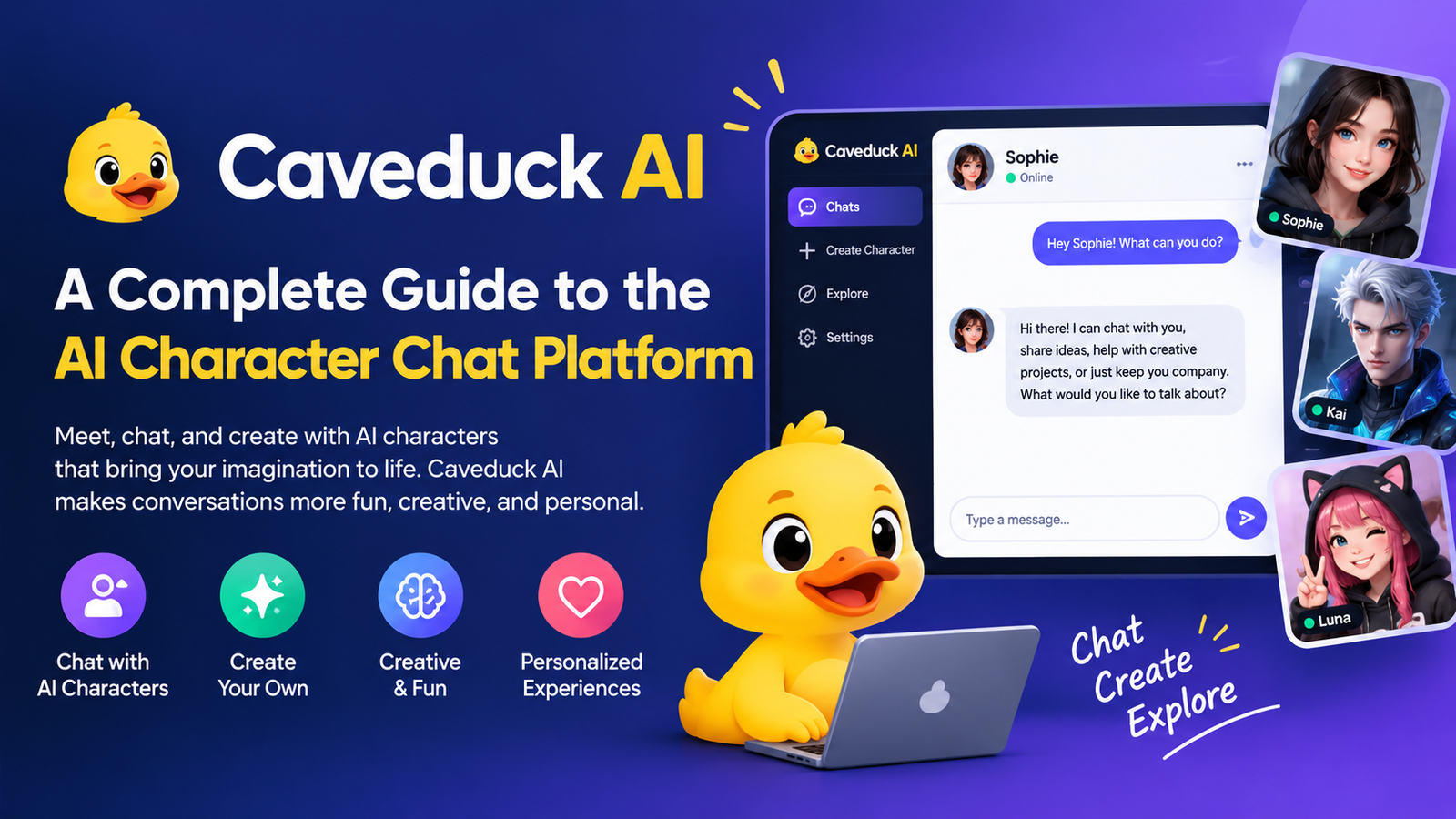 Caveduck AI: A Complete Guide to the AI Character Chat Platform