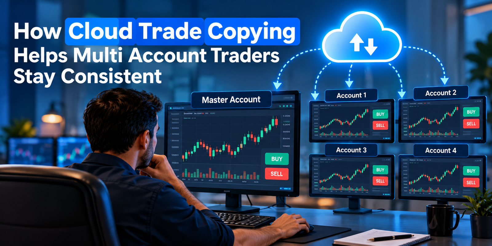 How Cloud Trade Copying Helps Multi Account Traders Stay Consistent