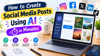 How to Create Social Media Posts Using AI in Minutes