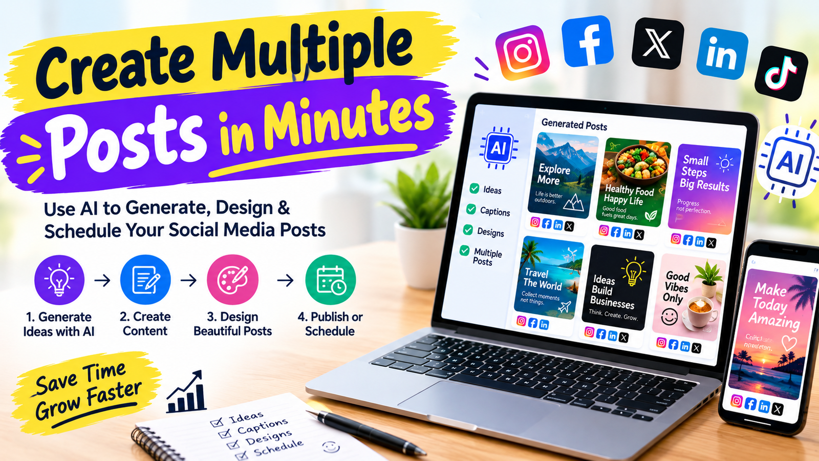 Create Multiple Posts in Minutes
