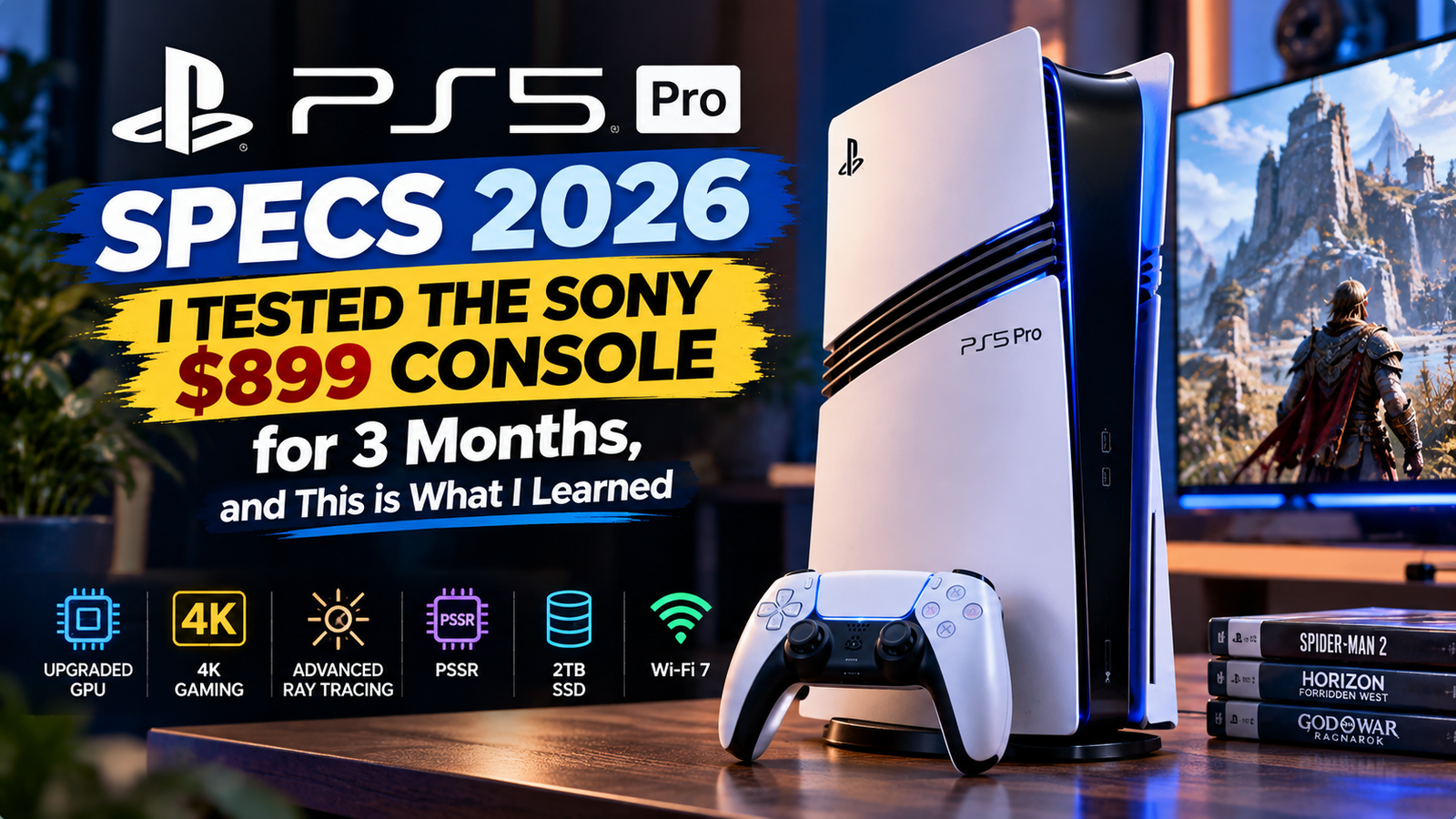 PS5 Pro Specs 2026 – I Tested the Sony $899 Console for 3 Months, and This is what I learned — I Tested